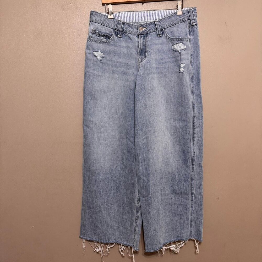 Hollister, low rise, super baggy, jean size 12 regular